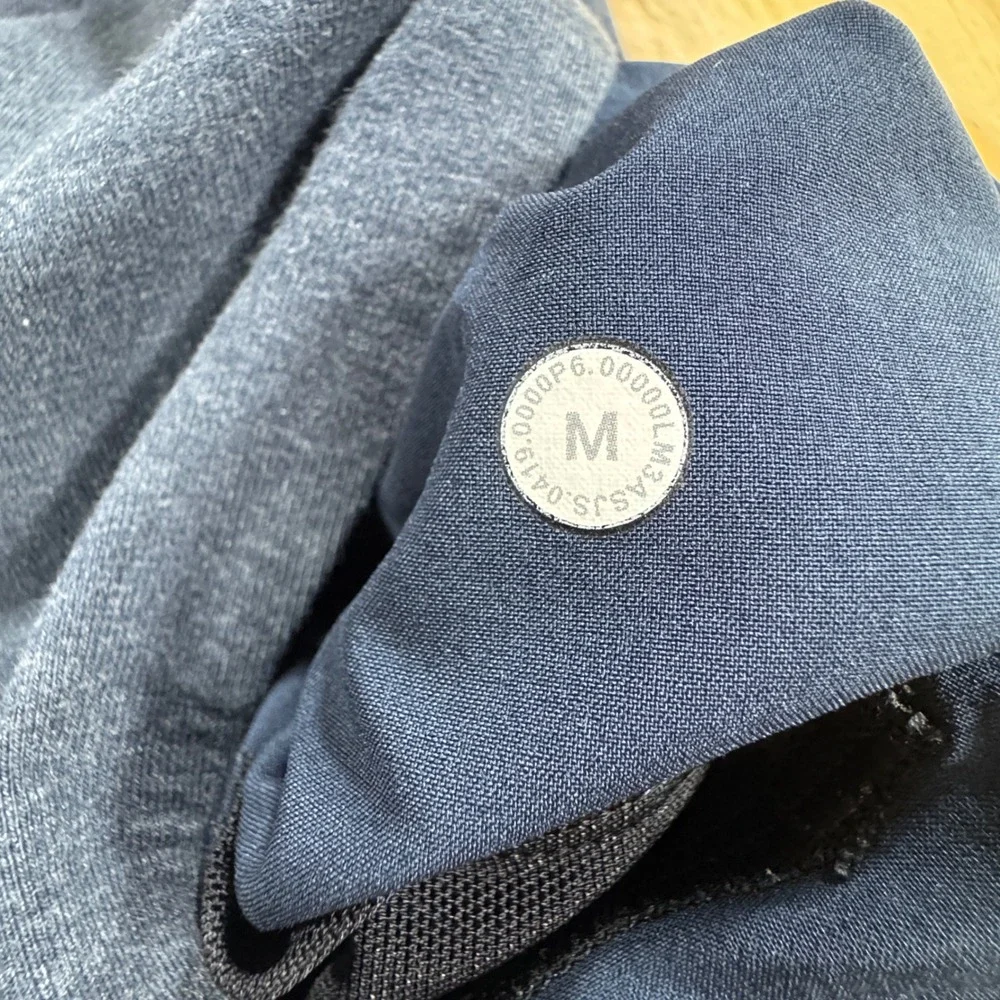 Lululemon City Sweat Pullover Hoodie Heathered True Navy Men's Size M Preppy